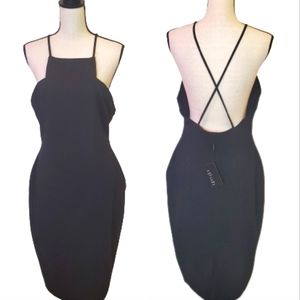 Elliatt Energy Black Sleeveless Midi Dress, X-Large, NWT